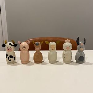 Wooden Toy Farm Animal Set from Hearth & hand by Magnolia